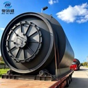 Direct Operated Scrap Tires Oily Sludge Petroleum Sludge Into Fuel Oil Intermittent Waste Tyre Pyrolysis Plant