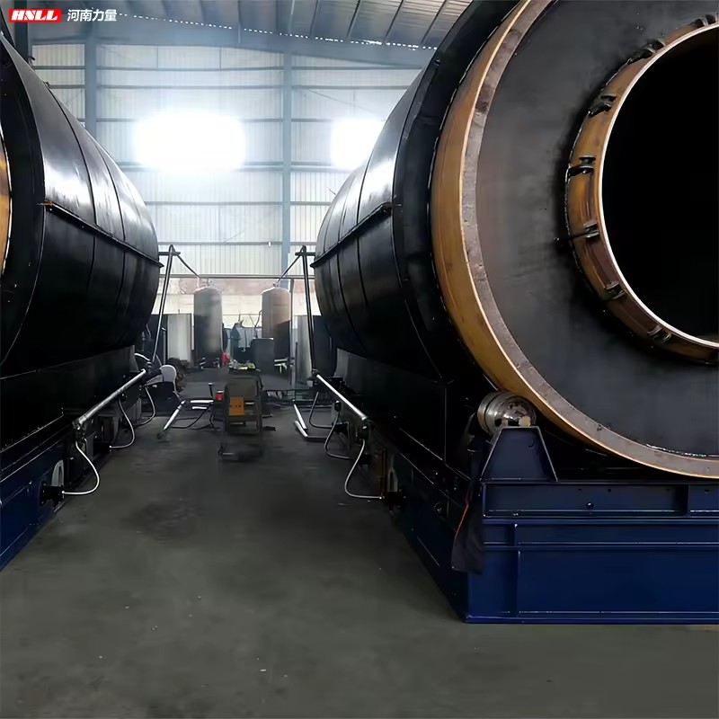 High Capacity Old Tires Petroleum Mud Household Trash Into Fuel Oil Intermittent Waste Plastic Pyrolysis Machine