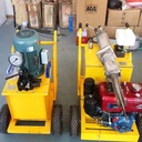 Small Engine Hydraulic for Quarry Stone Processing Drills and Crack in Foundation Removal Rock Drill Splitter Machine