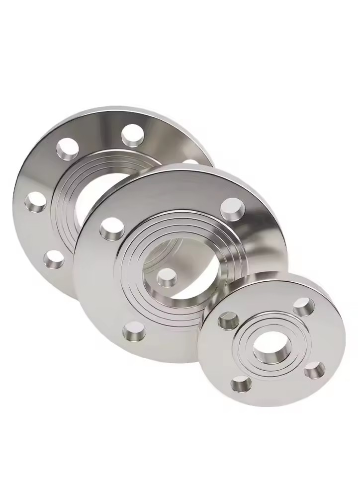 High-Quality 304 316 Stainless Steel Flat Welding Flanges, Large-Diameter Plate Flanges