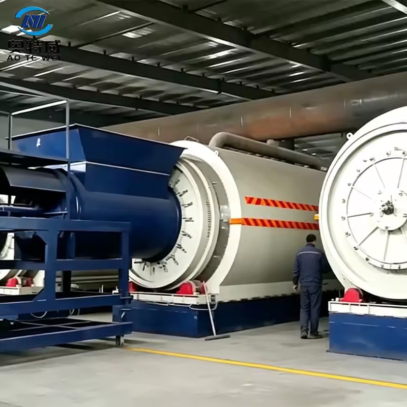 Economical Plastic Garbage Lubricating Oil Sludge Petroleum Sludge Convert Into Fuel Oil Intermittent Waste Tyre Pyrolysis Plant