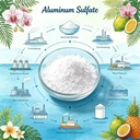 Iron-free Flakes Aluminium Sulphate Salt for Urban Water Purification