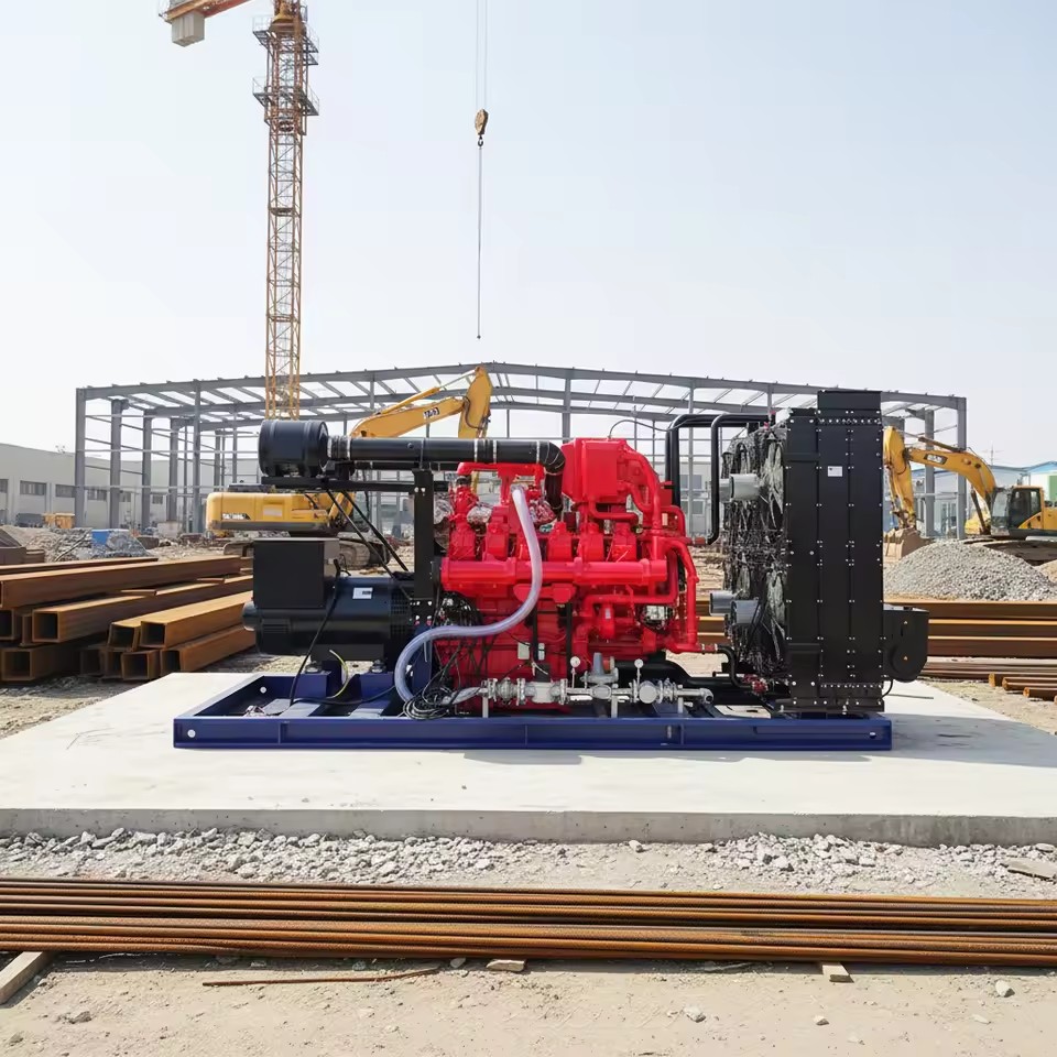 400KW 500KVA Natural Gas Generator for Mining Biogas Liquefied Petroleum Gas CNG and Liquefied Natural Gas Power Plant Equipment