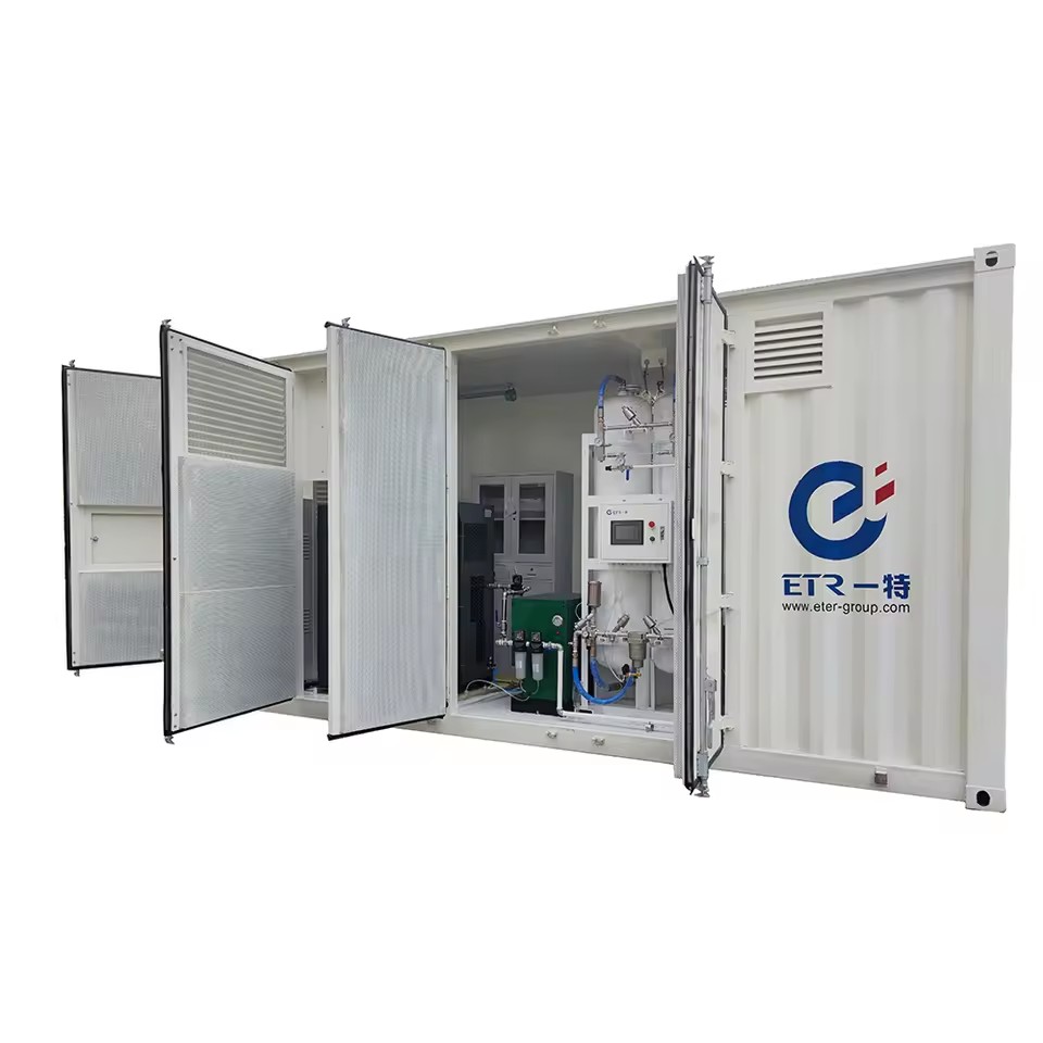 Medical Grade Onsite PSA Oxygen Generator with PLC Gearbox Motor & Pump-Eco-Friendly Gas Production Plant