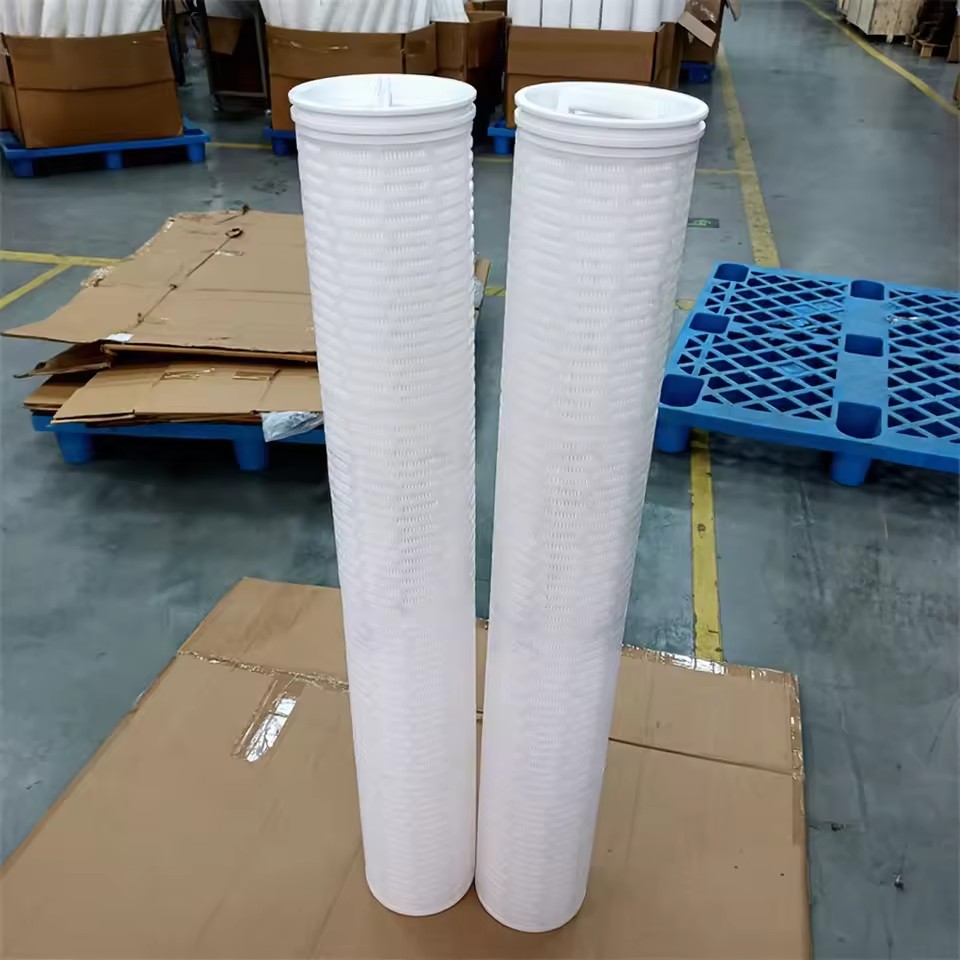 Large Diameter Water Filter Cartridge 1-50 Micron 20-60 Inch Micron Filter Replacement PP High Flow Cartridge Replacement