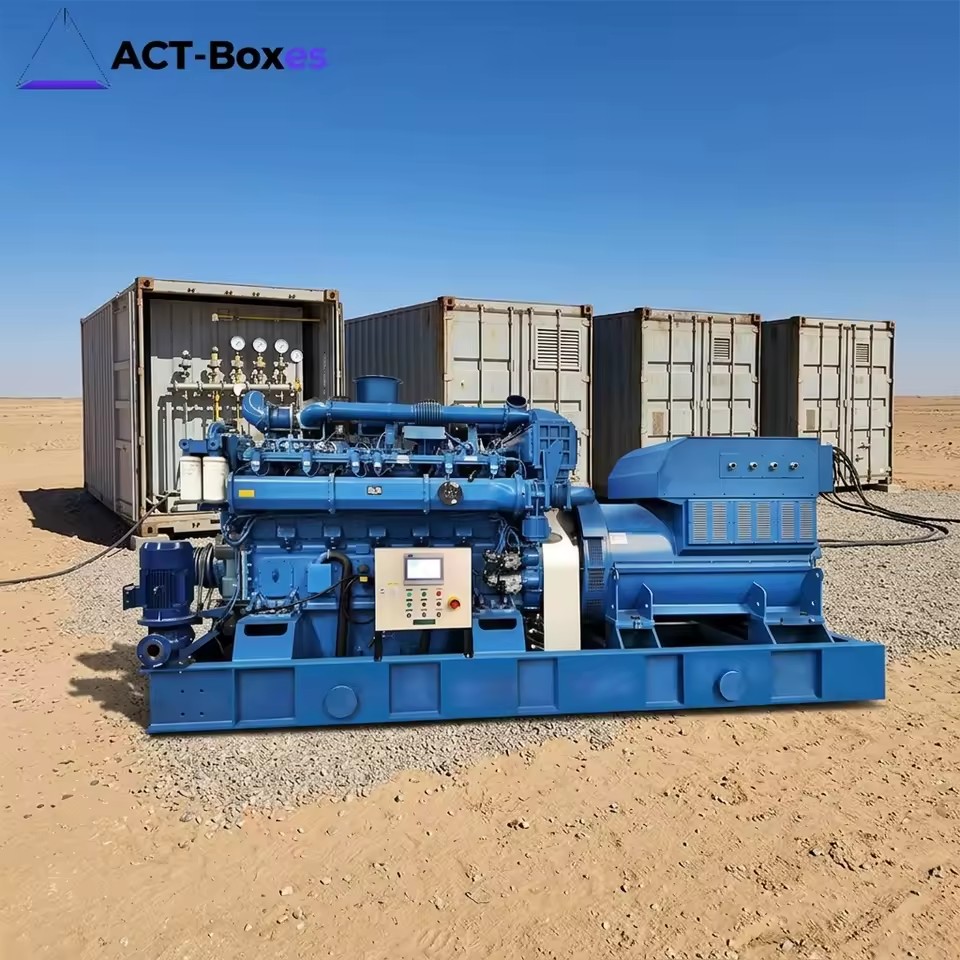 800kW Natural Gas Generator for Pharmaceutical Manufacturing Plant Chemical Plant Reliable Power