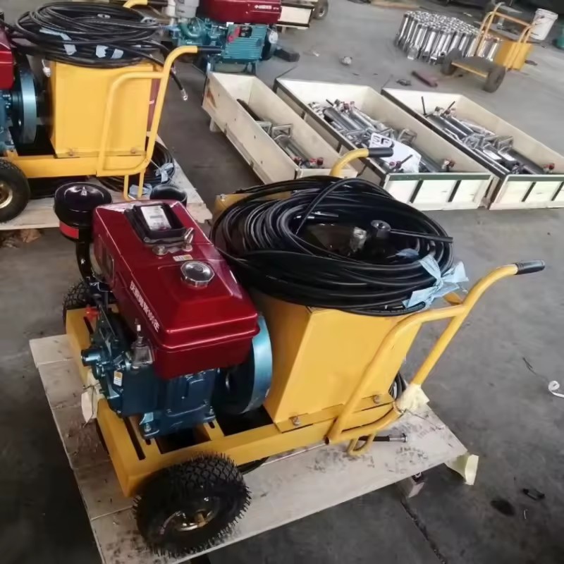 Essential Mountain Concrete Demolition Stone Splitting Machine Cutting New Hydraulic Rock Splitter Gun Pump Engine
