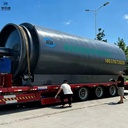 Long-Life Plastic Waste Petroleum Sludge Scrap Tires Convert Into Fuel Oil Waste Plastic Pyrolysis Machine