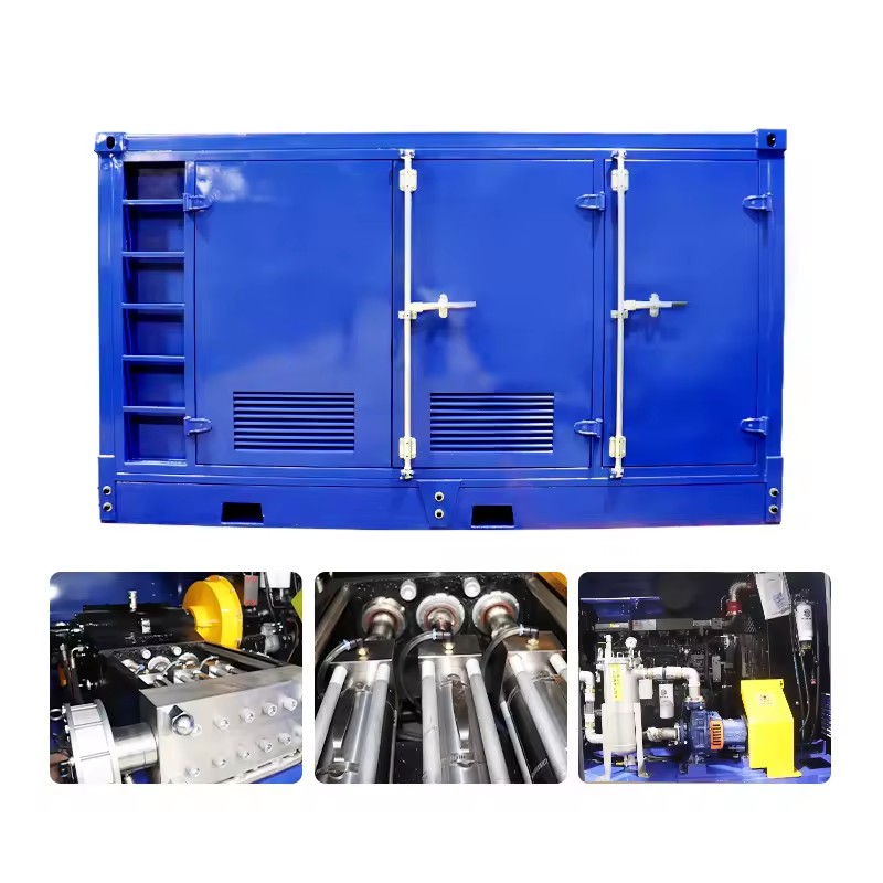 High Pressure Cleaner Hydro Blasting Water Jet Cleaning Ship Hull Cleaning Refinery Cleaning