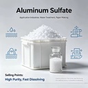 Chemical Coagulant Aluminum Sulfate Nsf Dyeing Auxiliary Agent