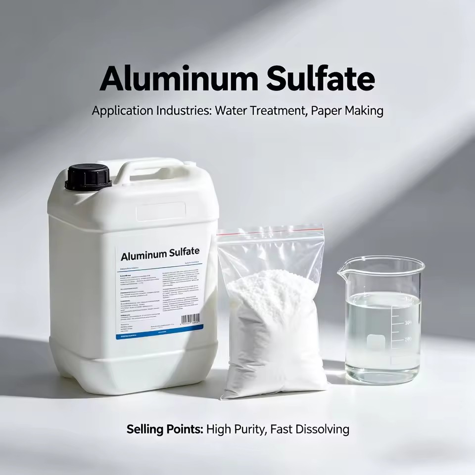 High Quality Industrial Grade Potassium Aluminum Sulfate Powder Easy Handling & Storage for Large-Scale Use
