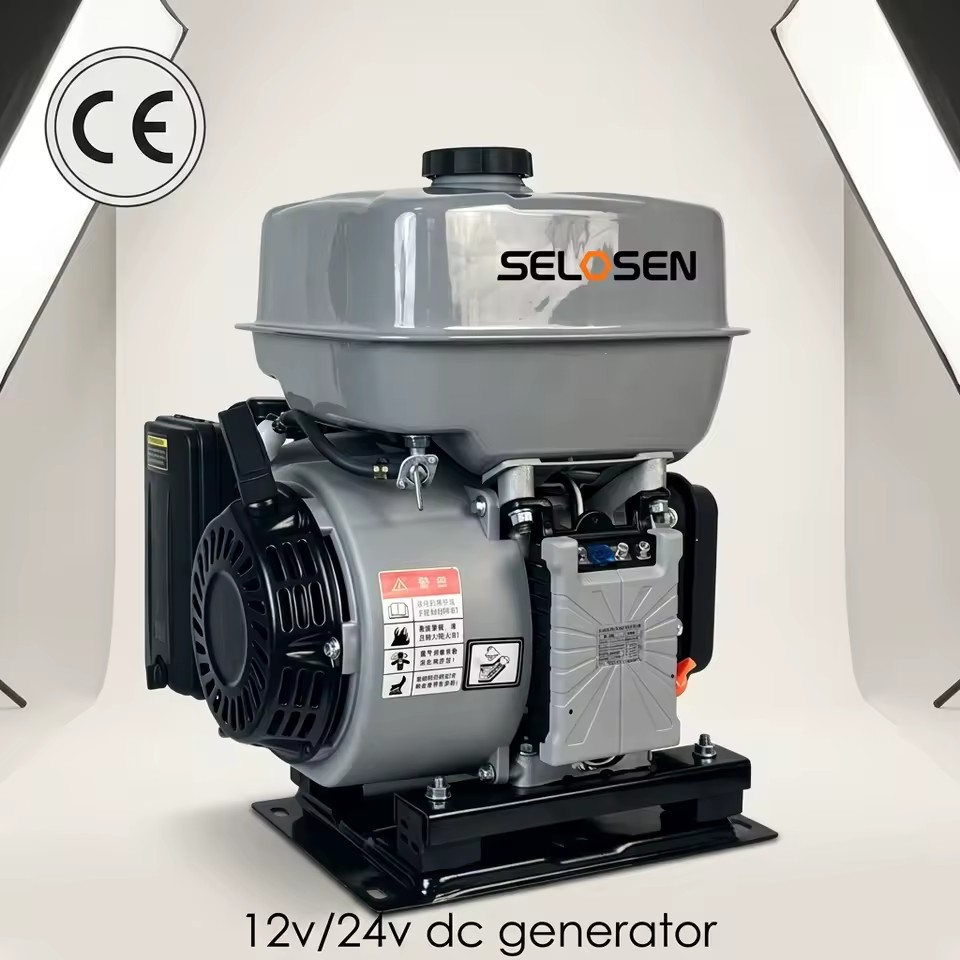 Gas Generator Dual Fuel lpg Gasoline DC Generator 12V, 24V Truck, Bus, Truck air Conditioning Gasoline Generator