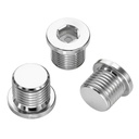 High Pressure Stainless Steel BSP Male Hollow Hex Plug Hydraulic Pipe Fitting for Industrial High Pressure Systems