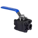 1/2-2 Inch High-pressure Stainless Steel Explosion-proof Three Piece Forged Ball Valve, High-quality