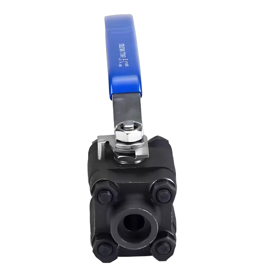 Three Piece High-pressure 800 Pound A105 Forged Ball Valve with Butt Welding and Sleeve Welding