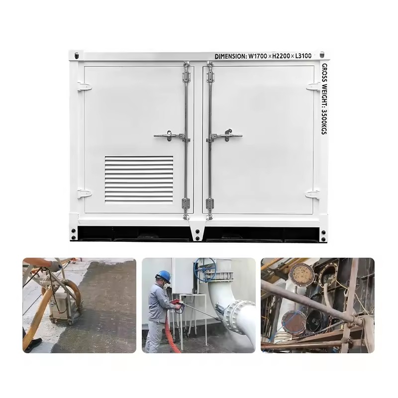 Water Jet Cleaning Plunger Pump Chemical Tank Cleaning Ultra High Pressure Electric 253ED3