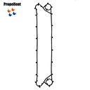 NBR EPDM HNBR HEPDM Plate Heat Exchanger Gasket TL3B TL6B TL10P for Marine Oil Heat Exchanger