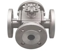 Four Way Flanged Stainless Steel 304/316 Ball Float Valve High Mounting Pad | Manual Water Flow Control 1000L/H PN40 OEM