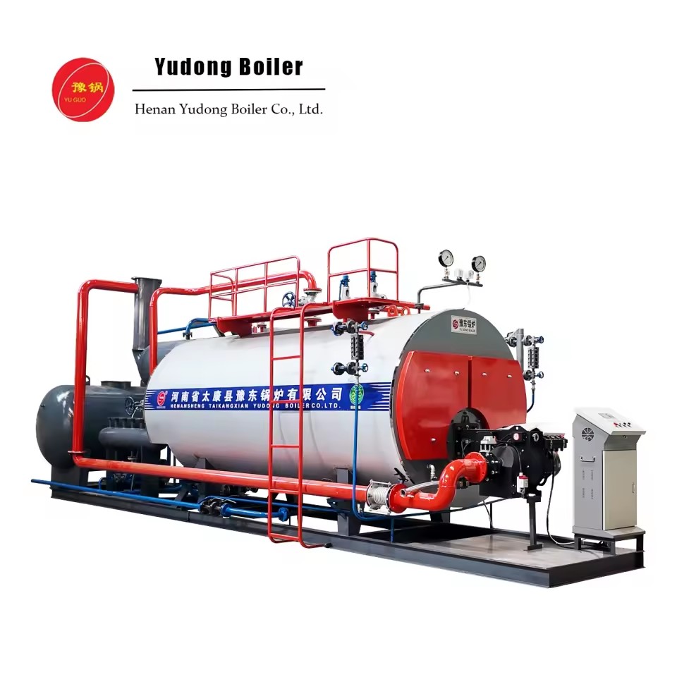 Steam Generator for Food Processing Industry High Capacity Gas/LPG Fuel CE/EAC Certified Oil Gas Fired