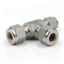 Factory Dual Ferrule Stainless Steel Tube Fittings 1/4 Inch 1 Inch T Union Tee Connector for Stock