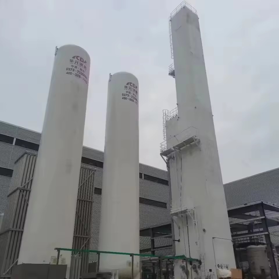 Cryogenic Liquid Air Separation Unit Oxygen Nitrogen Production Plant Distillation Column Generator System Industrial Gas Supply