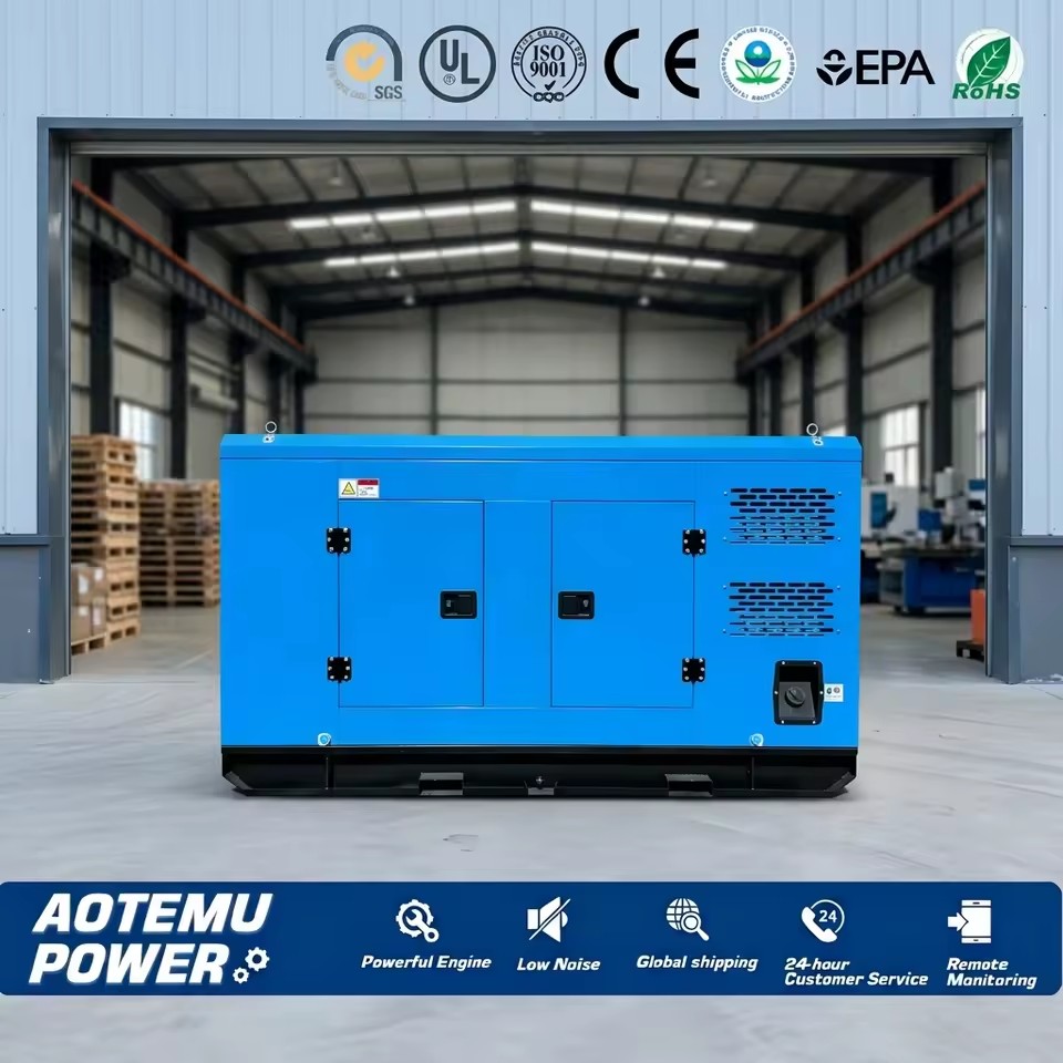 CE 3 Phase Electric Generator diesel Silent Power Genset 30kva 50Kva diesel Generator Set 50kw for Industrial Building