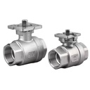 2PC High-Platform Stainless Steel (SS304/SS316) Medium-Pressure PN16-PN64 Threaded Ball Valve for Water/Oil/gas OEM