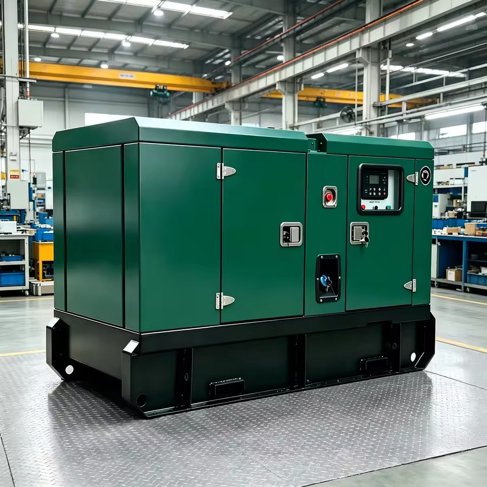 Low Noise Enclosed Silent Diesel Generator Water Cooled 20kva to 200kva Industrial Generating Unit for Construction Site