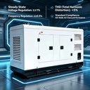 High Efficiency Soundproof Diesel Power Generator for Sale 100Kw 200Kw 300 Kw 400Kw 32Kw 40Kva 25Kva Silent Generator Dieselator