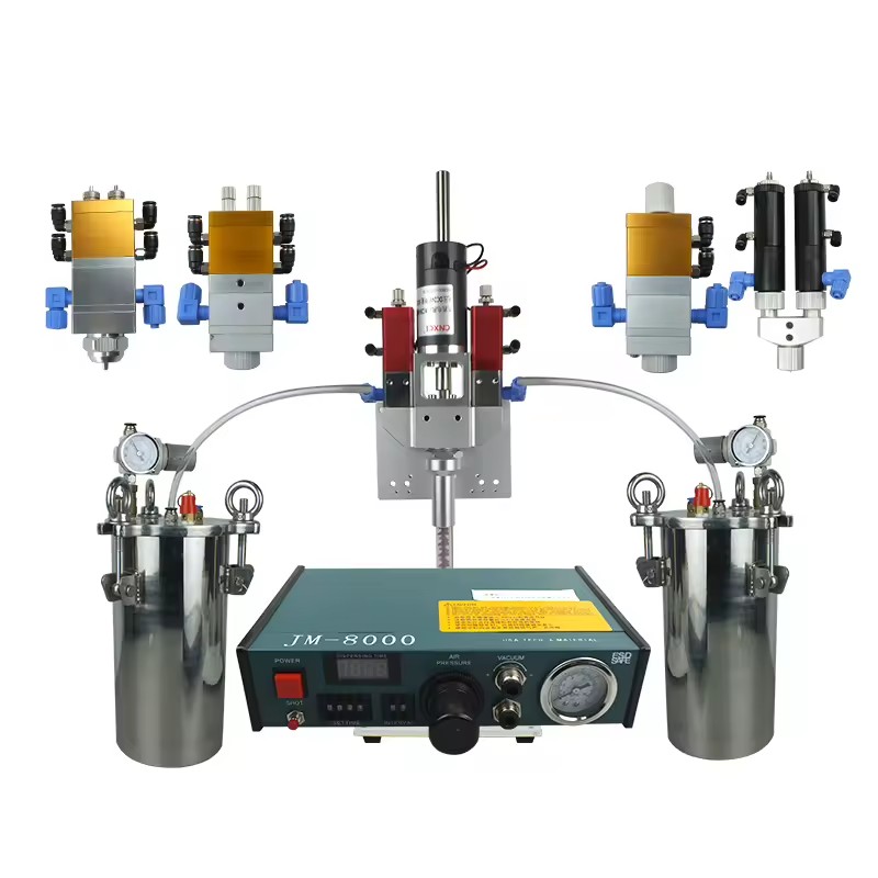 Two Component Glue Filling & Dispensing Machine Package AB Glue Mixing Equipment Potting Machine 48W 24V