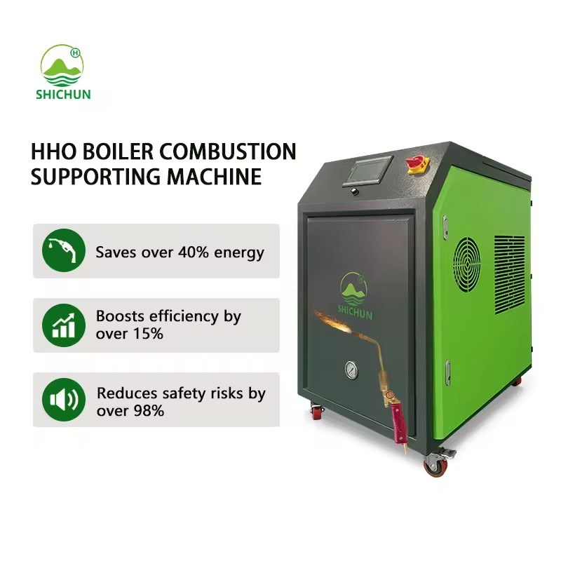HHO Generator for Industrial Boiler Fuel Saving Combustion System Hydrogen Energy Saving Solution for Oil Steam Boiler SCZ3000-8