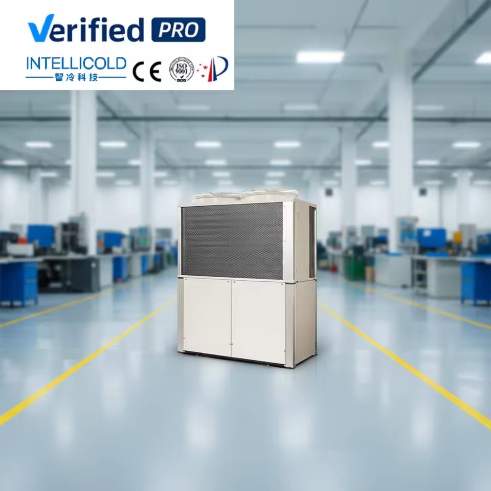 Natural Gas Air Source Heat Pump Cooling Heating Equipment Indoor FCU Matching Energy Saving Alternative Modular Chiller 45kw