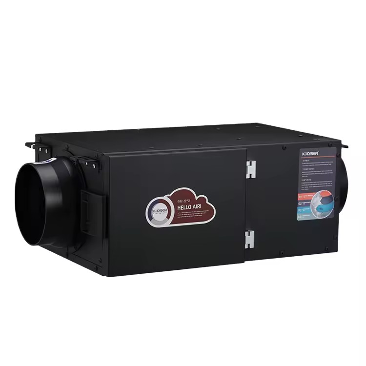 Energy Saving Ventilation HVAC System Recuperator Air Bypass HRV Heat Recovery Ventilation System
