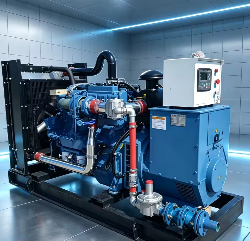 250kW Yuchai Heavy Duty Industrial Emergency Standby Power Genset Open Frame Gas Generator Set