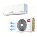 Inverter Wall Mount Air Conditioner 2600W Cooling Capacity 960W Cooling Power Energy Efficient Split AC Cooling/Heating Hotel