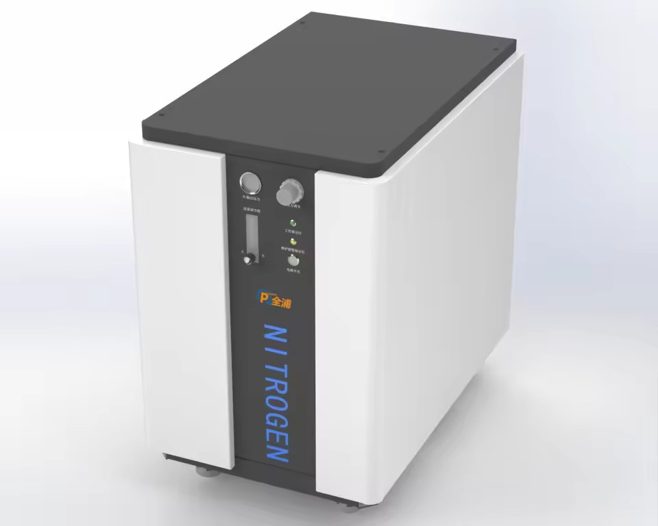 35L/min Membrane Nitrogen Generator 99.9% Auto Drain Low Noise Nitrogen Gas Equipment for Food Packaging Laser Cutting
