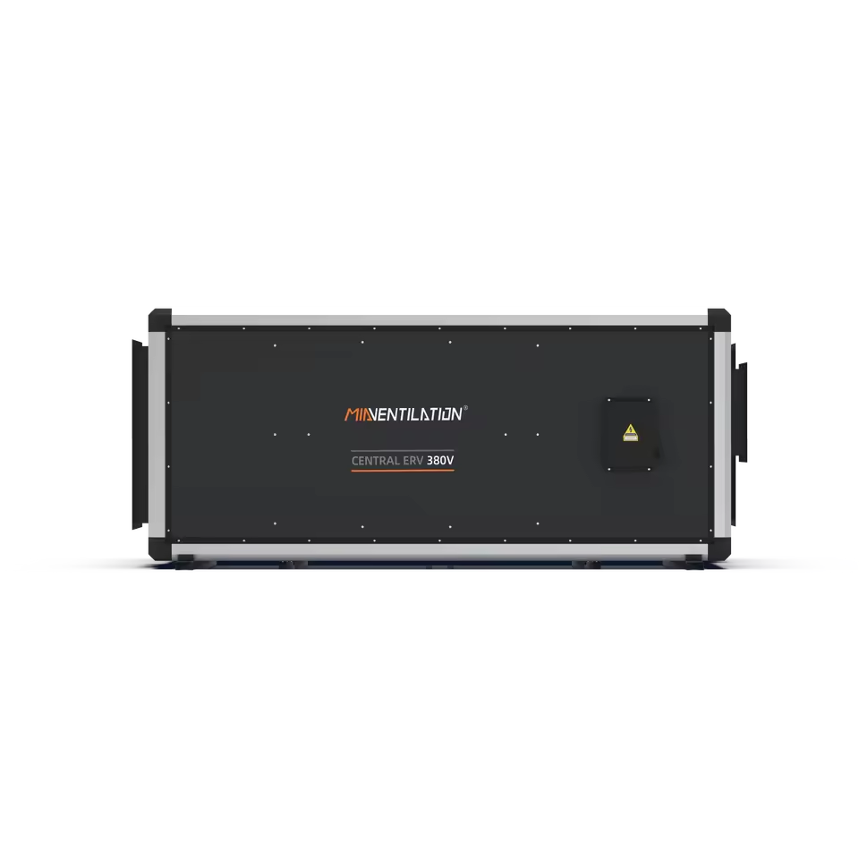 380V High Wind Pressure Energy Recovery Ventilation Equipped with Variable Frequency Drive for Stepless Speed Regulation.