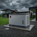 12kW Home Natural Gas Generator LPG Dual Fuel Automatic Backup Easy Mounting Ground Elevated Installation