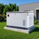 8kW Backup Gas Generator Residential NG LPG Dual Fuel Auto Start Three Function Stand Ground Elevated Rooftop