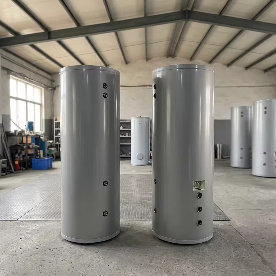 Indirect Heat Exchange Pressurized Electric Heat Pump Buffer Tank 400L for School Hospital Household Hotel & Outdoor Use