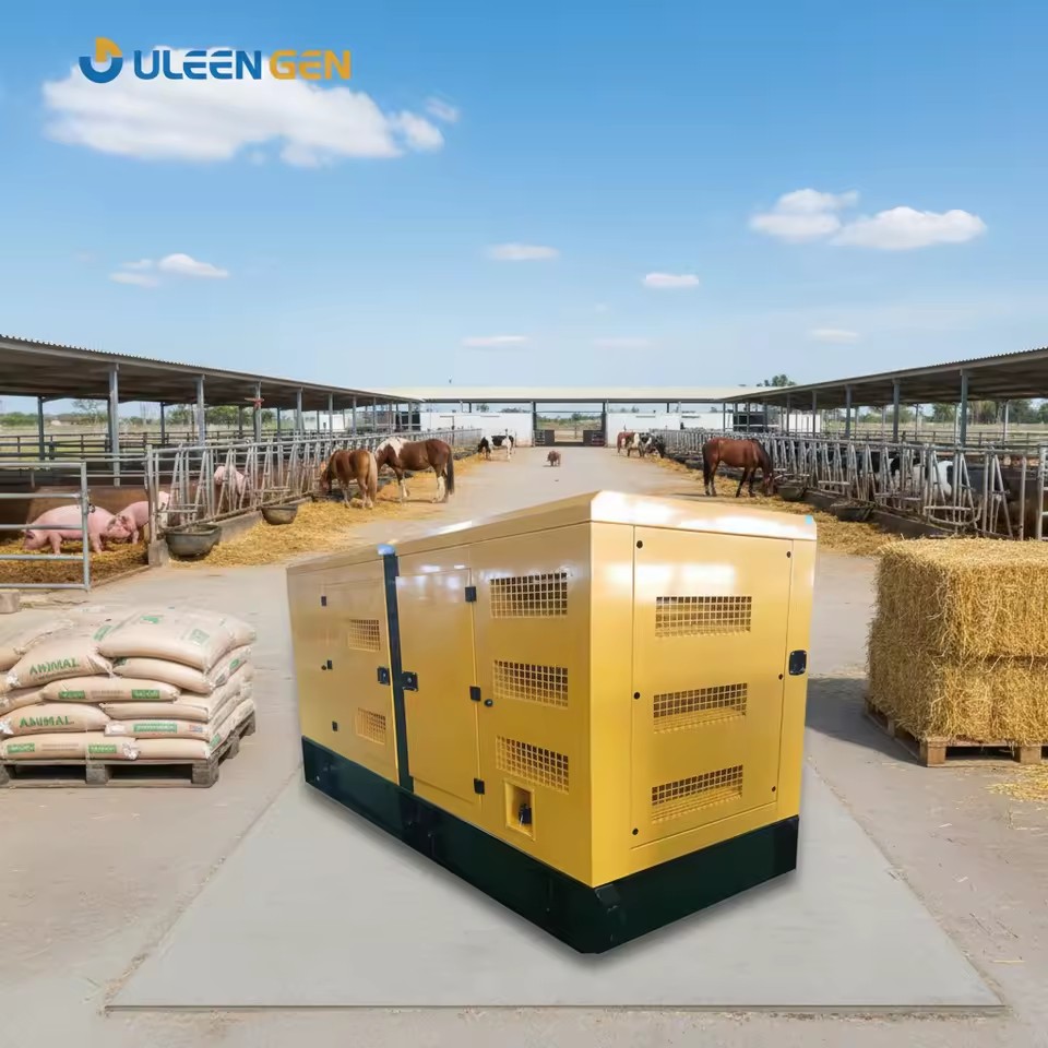 Gas Generator Set 50KVA-500KVA Methane LPG CNG Natural Gas Biogas ATS 3 Phase Silent Type Open Frame