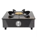 Portable Single Burner Gas Stove with Tempered Glass High Efficiency & Energy Saving for RV Household & Outdoor Use