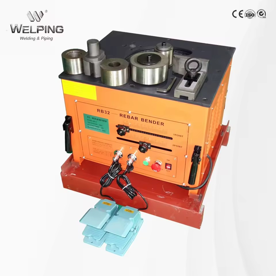 Factory Direct Electric Steel Rebar Bending Machine 32mm Stirrup Bender for Construction Steel Bar Processing