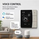 App Controlled Voice NTC Smart Thermostat Electric/Gas Options for Hotel Household Climate Management Heat Control