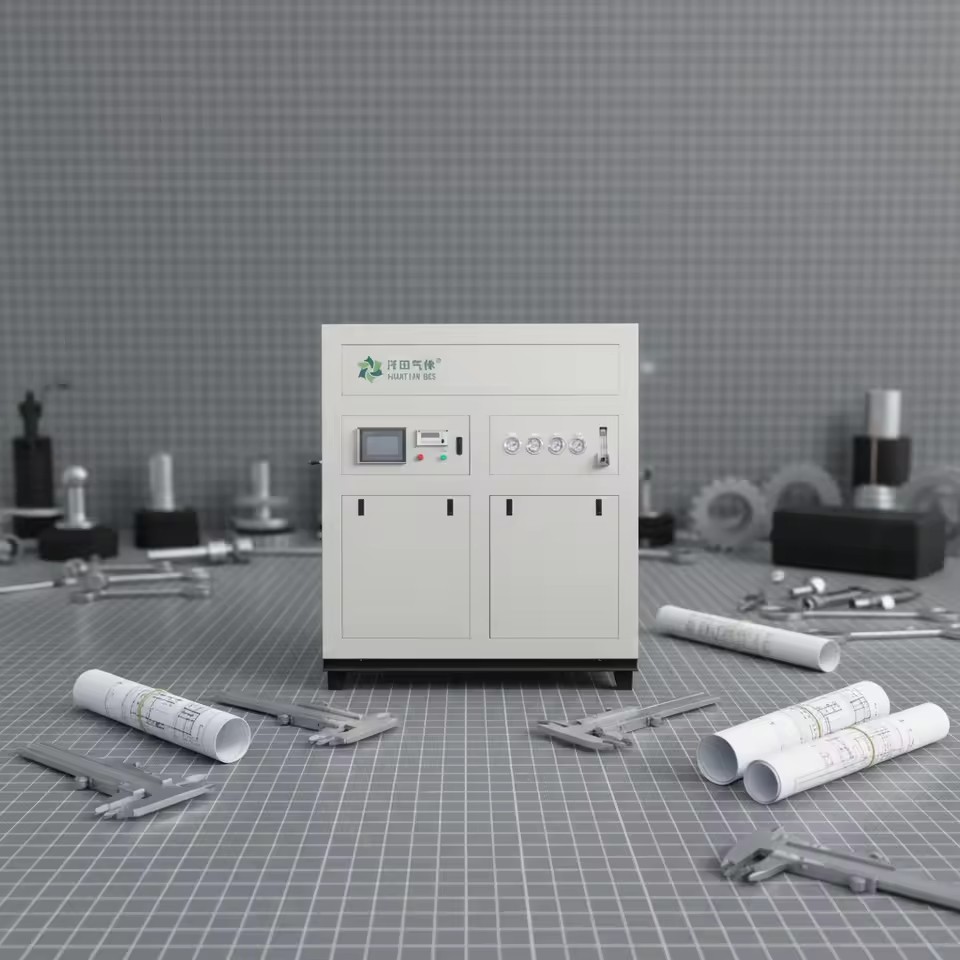 Low Dew Point 95%-99.9995% Medical Oxygen Generator PLC Control 220V for Hospital Central Supply | PSA Gas Generation Equipment
