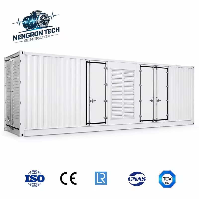 Containerized Gas Generator 500kW 800kW Chongqing Cummins Engine ISO Certified for Logistics Park Power Backup