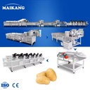 Energy-Saving Cleaning Blanching and Cooling Line for Poultry Bean Vegetable Potato Chips and French Fries