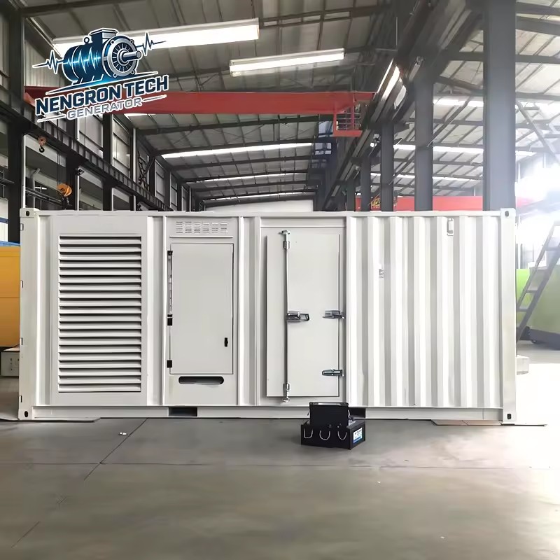 Containerized Natural Gas Generator Set ATS Automatic Switch Optional for Commercial Building Emergency Power