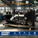 Power Diesel Generator Set 100-150kW 01-1 All-copper 380V Three-phase 180A 50Hz 100RPM Silent ATS 88% Efficiency