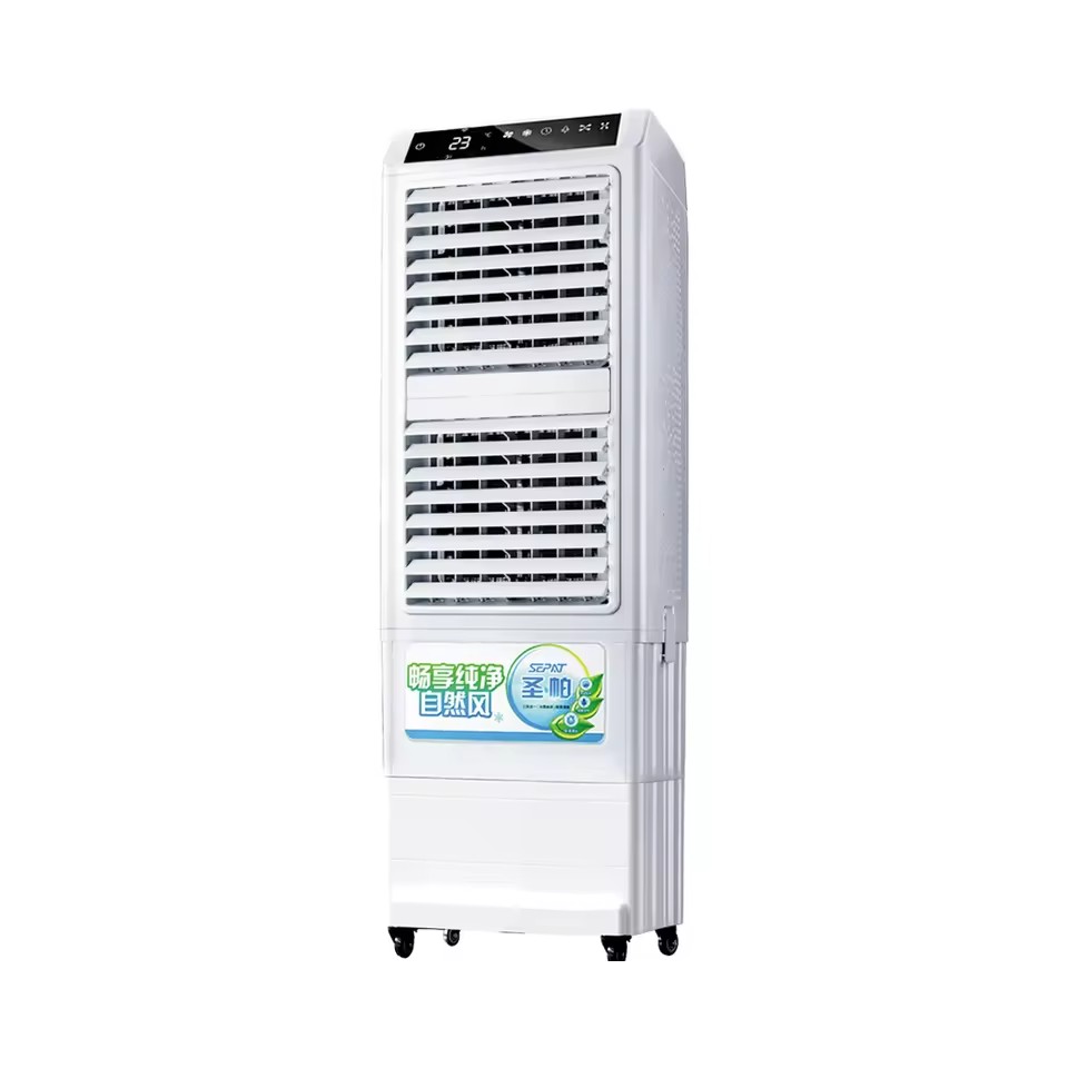 SEPAT SF-90 Portable Evaporative Air Cooler Energy Saving Car Fan Powered by Solar or Electricity New Condition